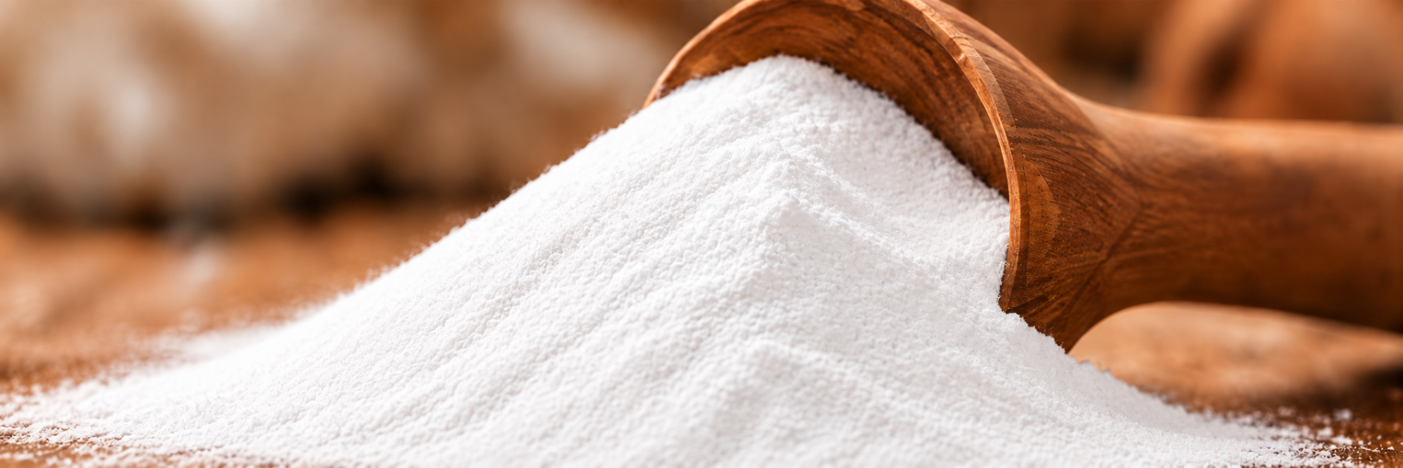 Fine white creatine powder